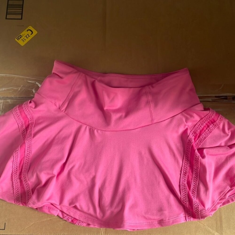 RARE DISCONTINUED free people wild azalea pleats and thank you skirt